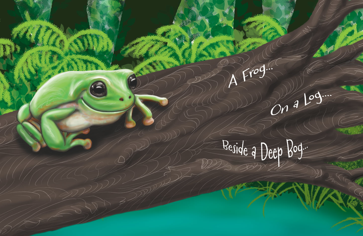 A Frog, On a Log, Beside a Deep Bog