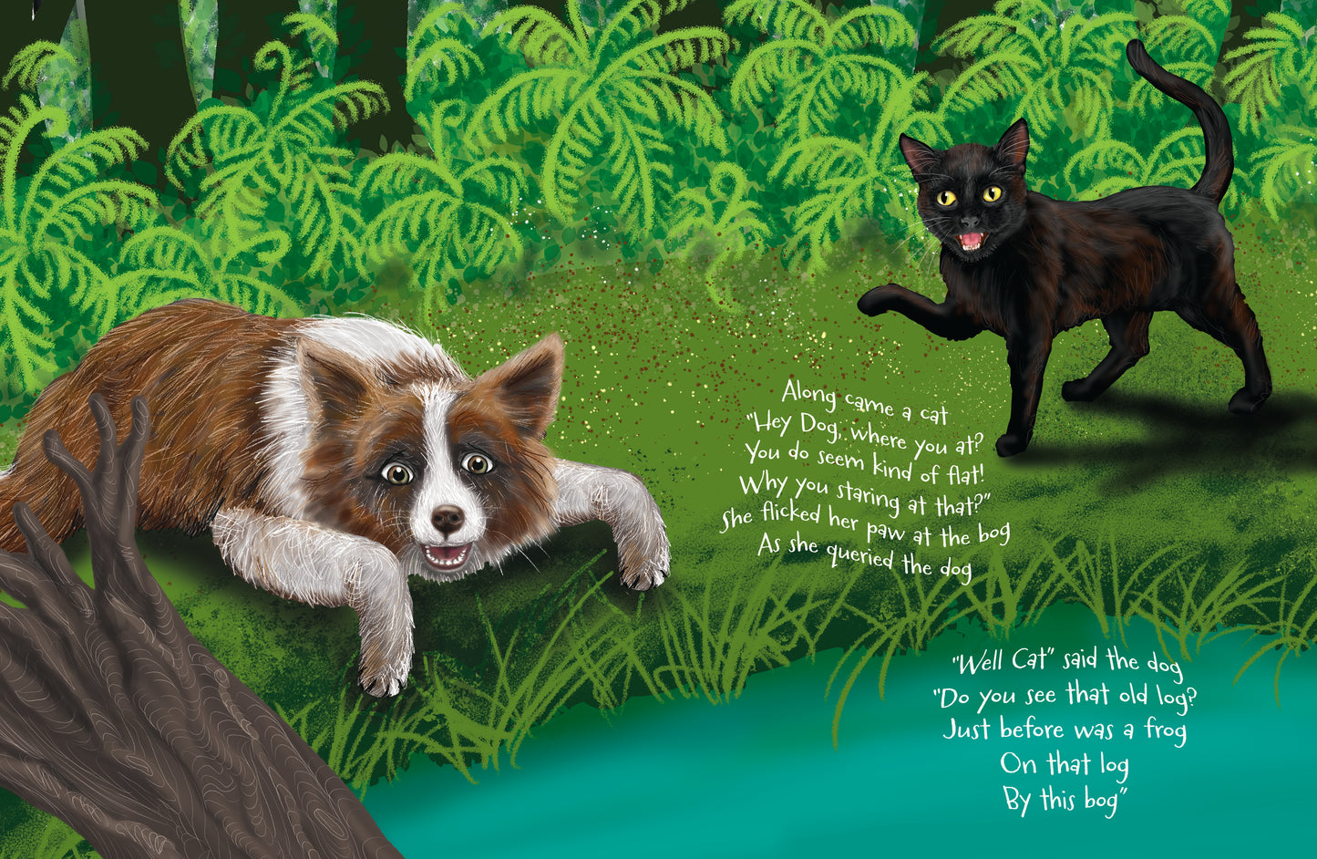 A Frog, On a Log, Beside a Deep Bog